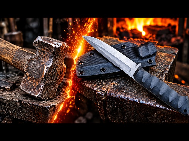 I Turned an Old Hammer Into an Insanely Sharp Knife