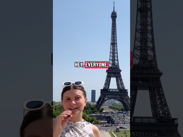 🇫🇷This is just a sneak peek 🫣 Go check out the full video on my channel 💓 #learnenglish #paris