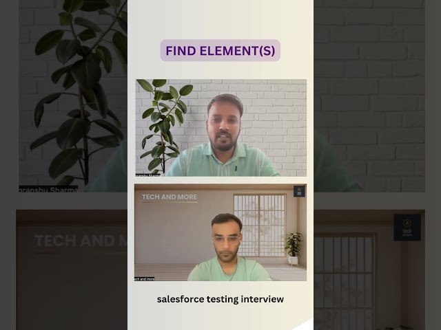 findElement() vs findElements() in Selenium WebDriver | Selenium Interview Question #testing