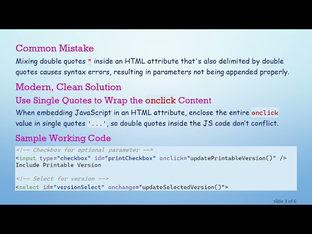 How to Dynamically Modify URL Parameters in an a Link Without jQuery