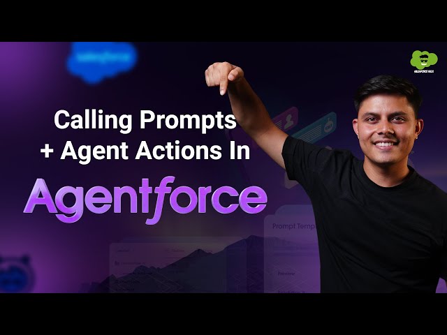 How to Use Prompt Templates with Agent Actions in Salesforce Agentforce | Agentforce Tutorial