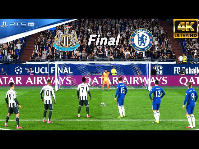Ronaldo Mbappe Vini Vs Messi Palmer Haaland | Newcastle Vs Chelsea UCL Final🏆 Penalty Shootout FC 26