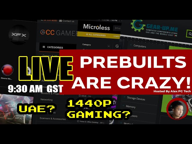 UAE  GAMING PC PREBUILTS | It's CRAZY!