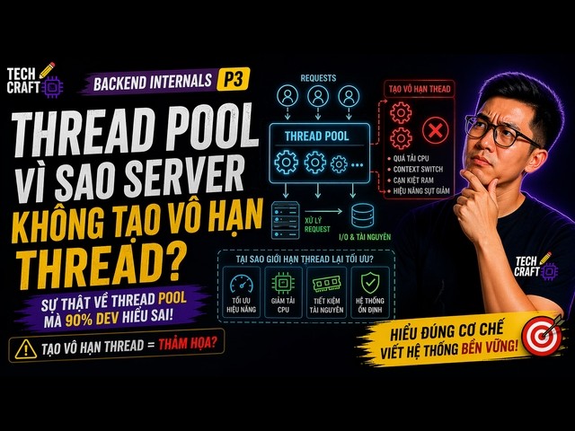 🔓⚙️ Backend Internals P3: Thread Pool — Why Servers Can't Create Infinite Threads