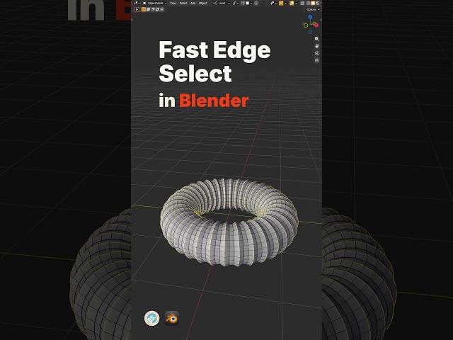 Select Multiple Edge Loops Faster - Blender Basics