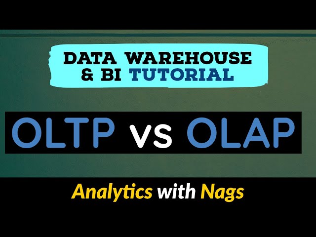 OLTP vs OLAP | Data Warehouse Tutorial For Beginners | Data Warehouse Concepts (4/30)