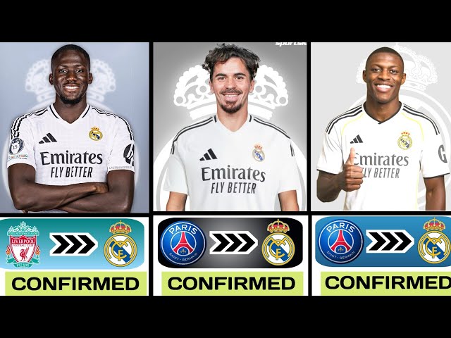 Real Madrid Summer Confirmed Transfer News 2025 | Konate to Real Madrid, Vitinha to Real Madrid..🤯✅