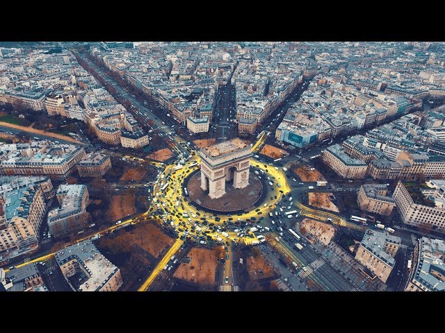 Let's go to France -  Paris, Lyon, and Metz City in 4K