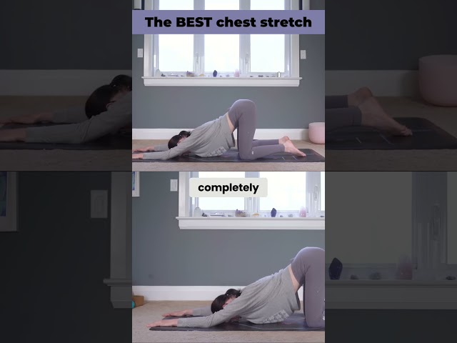 PUPPY POSE - The best chest stretch