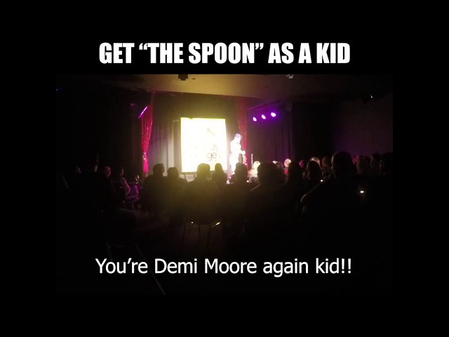 Did you get the spoon as a child? Australian comedian