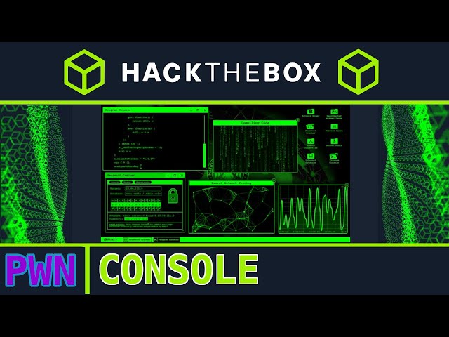 HTB Console [easy]: HackTheBox Pwn Challenge (ret2system)