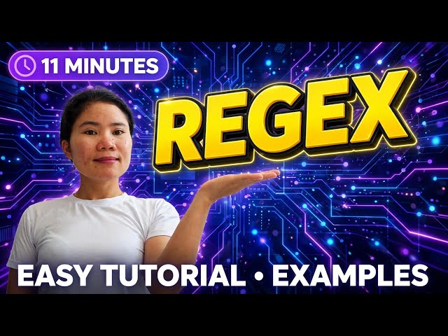 REGEX in 11 Minutes! Easy Regular Expressions Tutorial With Examples