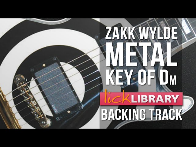 Metal Guitar Backing Track In Dm | Fast Southern Rock | Licklibrary Jam Track