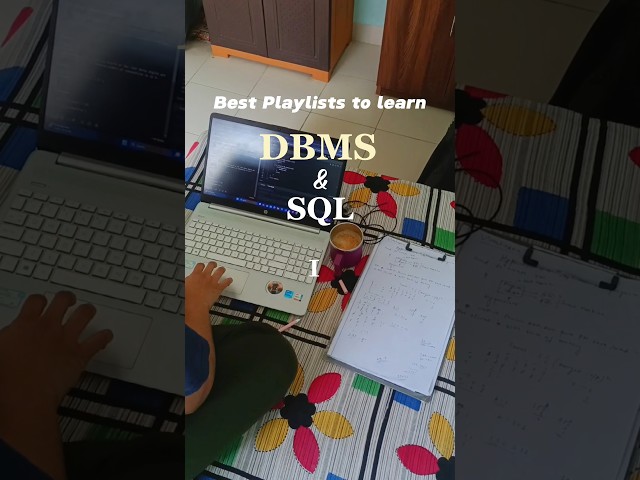 Save these Playlists to learn DBMS #btech #studygram #dsa #cse
