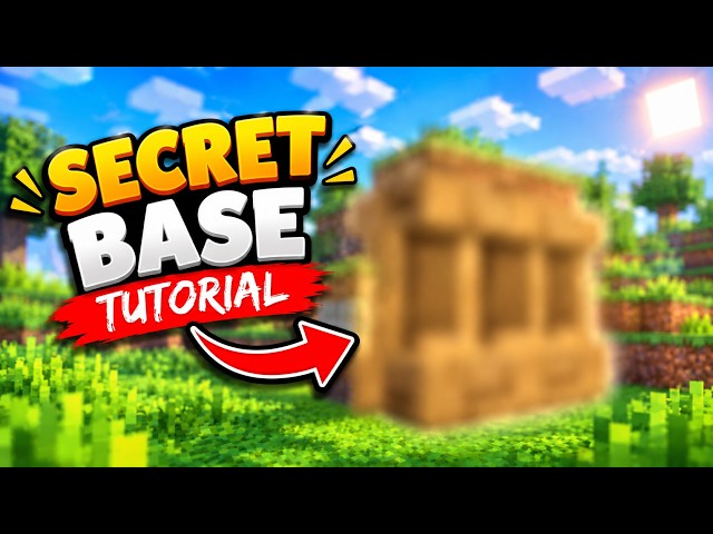Minecraft Secret Base Tutorial 🤫 | You Can't Find This Base with Chest ESP!