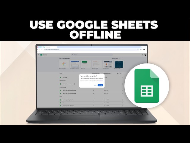 How To Use Google Sheets Offline