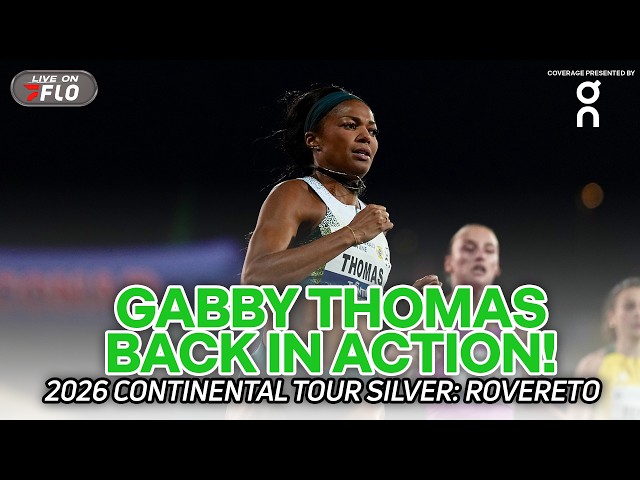 Gabby Thomas Lights Up The Track In Blazing 100m | 2026 CT Silver: Rovereto Race Video