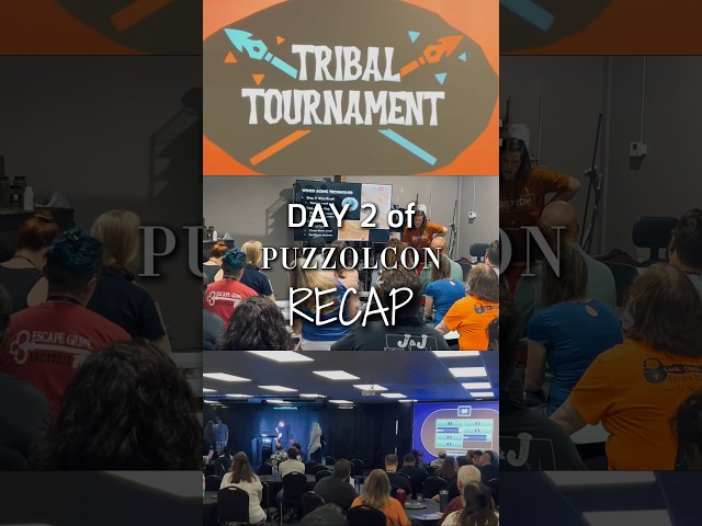 Day 2 of #PuzzolCon2026 Stay tuned for more updates!￼ #escaperooms