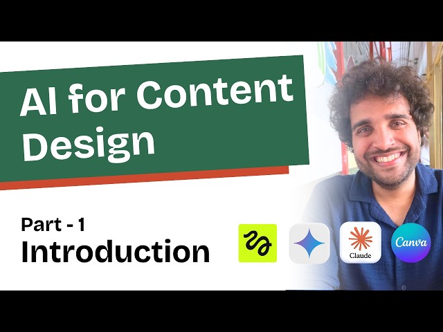 How I Design Content with AI (Part - 1)
