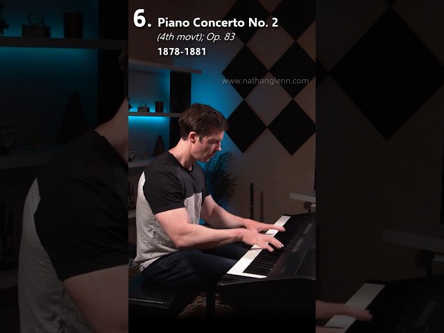 Brahms at a Glance | 40 seconds, 8 pieces you should know #Shorts