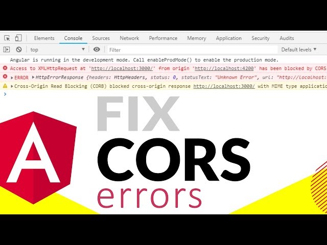 Fix CORS errors in Angular (when you have access to API) | QUICK FIX