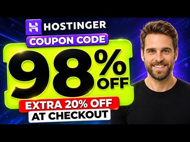 Hostinger Coupon Code 2026 | Extra 20% Discount Auto Applied