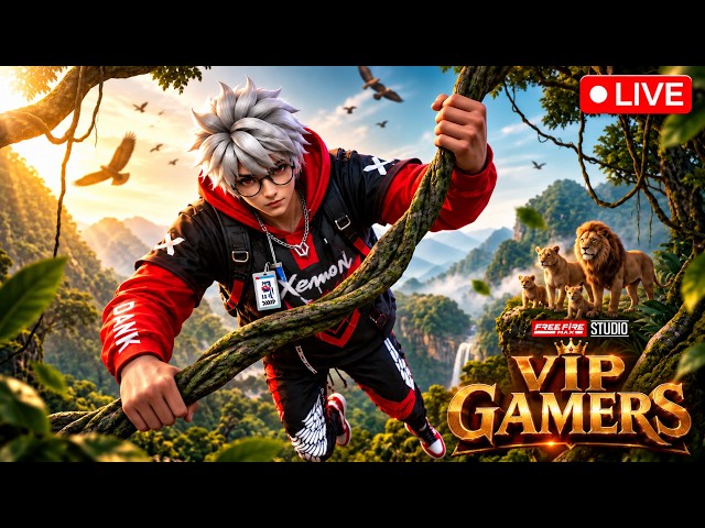 😳 LIVE 2000 DIAMOND GIVEWAY " 🔴 HEAVEN VS HELL RACE 😂 | 👑 VIP GAMERS LIVE #freefire #minecraft