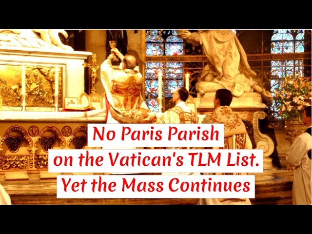 France Isn't on the Vatican's Latin Mass List – But the Mass Is Still Happening There!