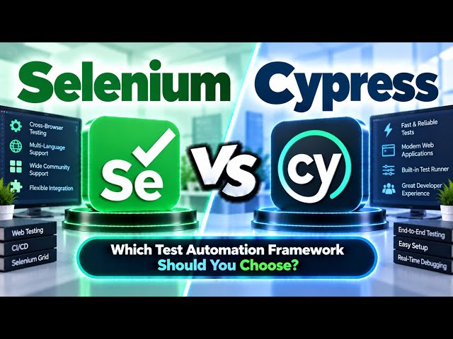 Selenium vs Cypress | Which Test Automation Framework Should You Choose? | Uplatz