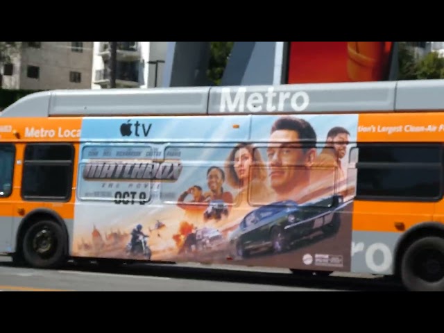 John Cena Matchbox The Movie Bus Billboard Sunset Blvd LA CA October 3, 2026 Heatwave 102 Degrees