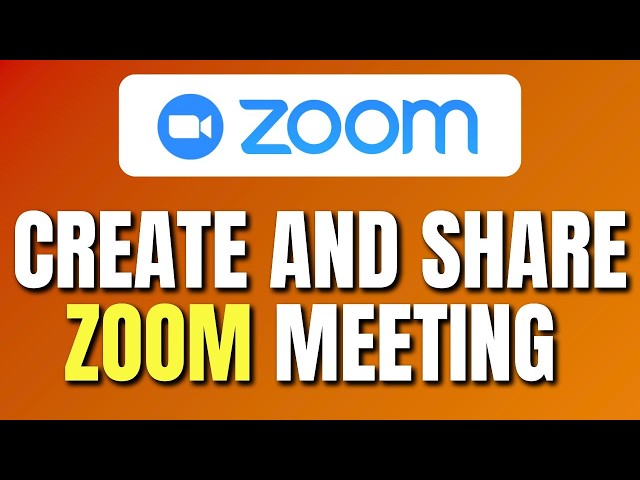 How To Create Zoom Meeting & Invite Others Quick Setup | Create and Share Zoom Meeting | Easy Guide