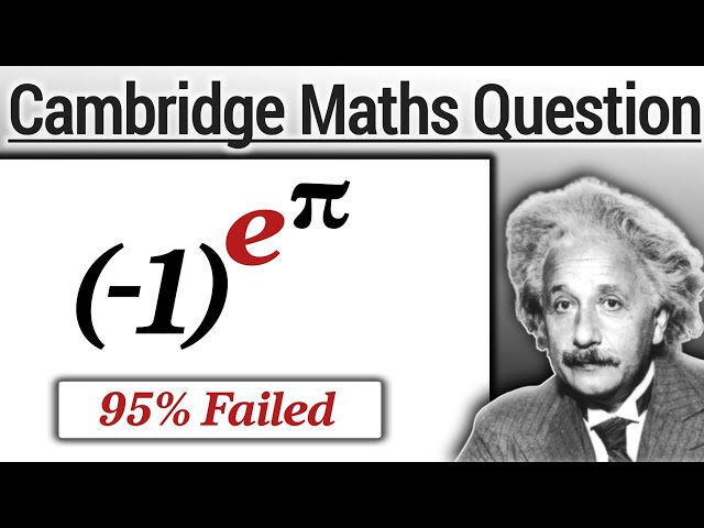 Cambridge Maths Entrance Exam Question | 95% failed | Can you solve this?