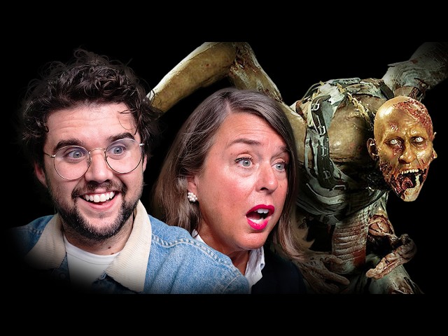 Showing Our Moms A Horror Game