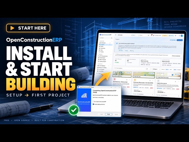 Start Here: Install OpenConstructionERP & Set Up Your First Project