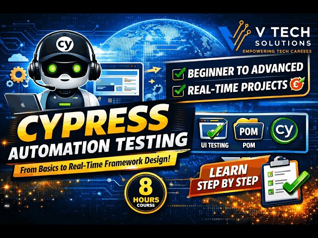 Cypress Automation Testing – From Basics to Real Time Framework Design