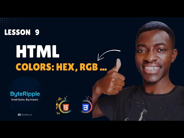 HTML Colors Explained | HEX, RGB & Named Colors for Beginners