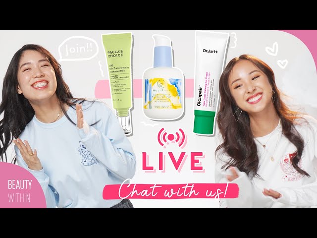 🔴MARCH LIVE: New Skincare Finds & Empties, Merch, Self-Care