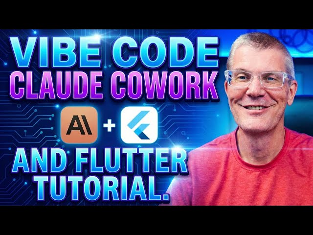 Vibe Code Claude Cowork & Flutter App Tutorial (iOS + Android)
