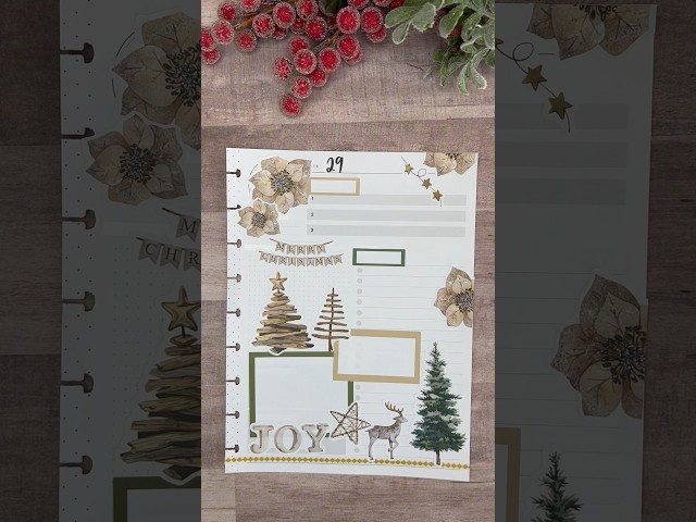 #planmas Day 29 of 31 Days Daily Planning