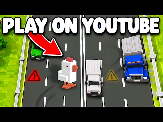 Crossy Road BUT PLAYABLE in a YouTube Video