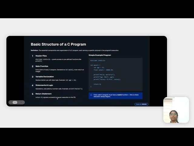 Basic Overview of C Programming 