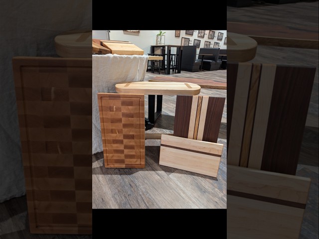 end grain cutting board #woodworking