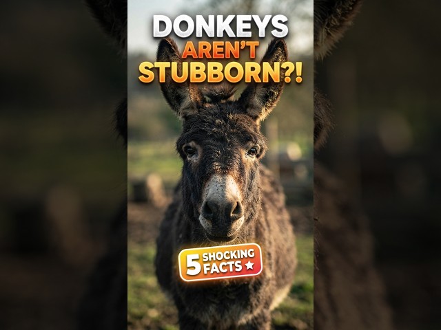 5 Facts About Donkeys🫏 #Donkey #DonkeyFacts #AnimalFacts