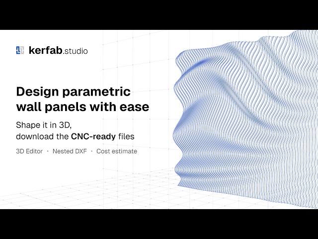Design parametric walls in your browser | Free 3D editor + CNC files