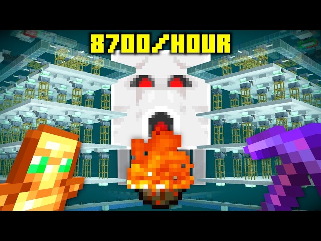 I FOUND the CRAZIEST Gunpowder Farm in Minecraft Bedrock