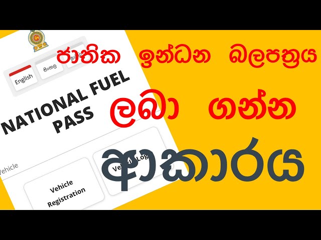 How to Get Fuel QR CODE | ජාතික ඉන්ධන බලපත්‍රය ලබා ගන්න ආකාරය | Sinhala 