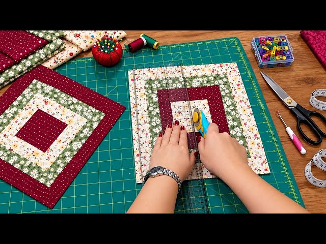 💖 One of the Easiest & Most Beautiful Quilt Patterns for Beginners!✨