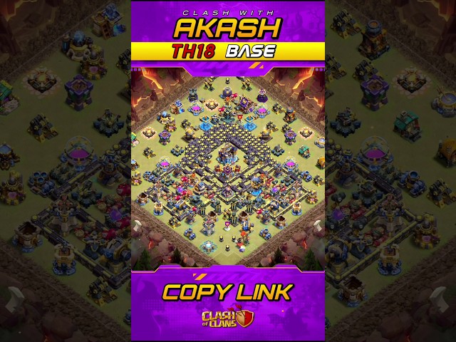 Only 1 Star TH18 War Base 2026 Anti 2 Star Anti Root Rider Anti Dragon Clash of Clans 🔥