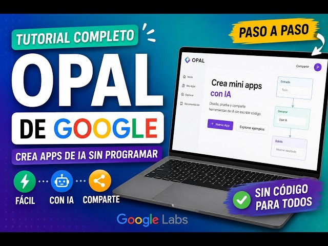 🚀 Google's OPAL: How to Create AI Apps WITHOUT Coding | Complete Step-by-Step Tutorial