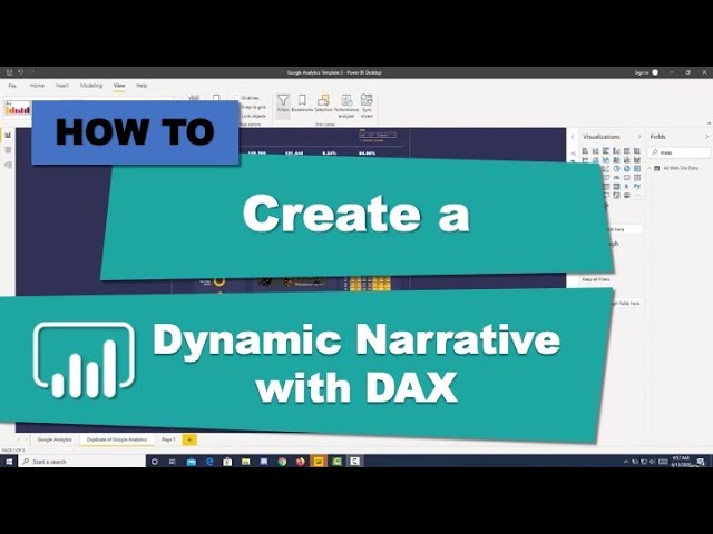Create a Dynamic Narrative with DAX